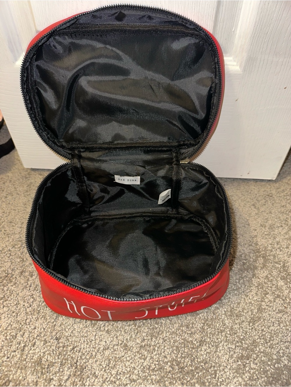 NEW Rae Dunn hot stuff make up bag